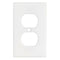 Thassos White Marble 2 3/4 x 4 1/2 Switch Plate 1-DUPLEX Wall Cover