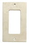 Ivory / Light Travertine Switch Plate 2 3/4 x 4 1/2 Honed 1-ROCKER Wall Cover