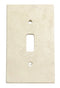 Ivory / Light Travertine Switch Plate 2 3/4 x 4 1/2 Honed 1-TOGGLE Wall Cover