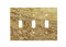 Scabos Travertine Switch Plate 4 1/2 x 8 1/4 Honed 4-ROCKER Wall Cover