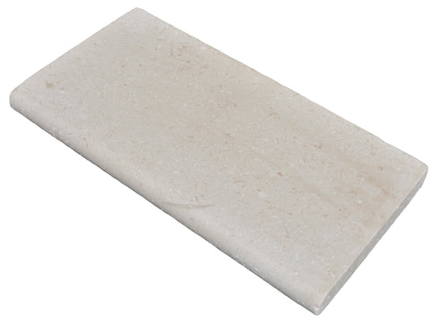 Symra Shell Beige Limestone COPING 12x12 1.25 Tumbled