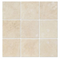 Ivory Travertine Filled & Honed Wall and Floor Tile 6x6"