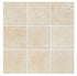 Ivory Travertine Filled & Honed Wall and Floor Tile 6x6"