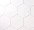 Bianco Dolomite Polished Hexagon Mosaic Tile 4"x4"