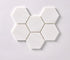 Bianco Dolomite Polished Hexagon Mosaic Tile 4"x4"