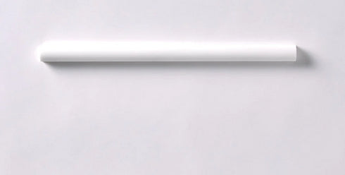 Bianco Dolomite Polished Pencil Liner Wall Trim Tile 3/4"x12"