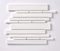 Bianco Dolomite Polished Random Strip Mosaic Tile