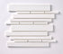Bianco Dolomite Polished Random Strip Mosaic Tile