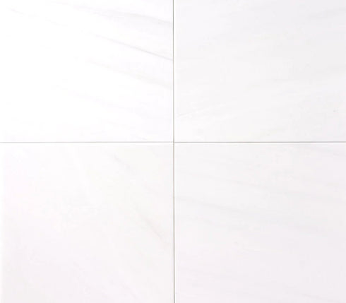 Bianco Dolomite Polished Wall and Floor Tile 12"X12"