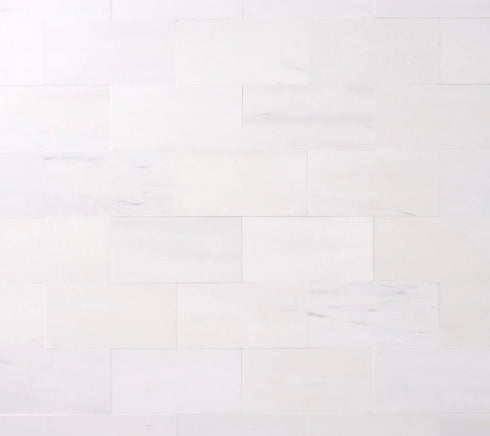 Bianco Dolomite Polished Wall and Floor Tile 4"X12"