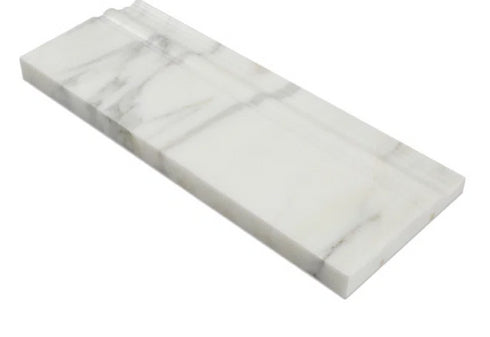 Calacatta Oliva Marble Molding 4 3/4" X 12" Baseboard Trim