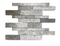 Atlantic Gray Polished Manhattan Mosaic Tile