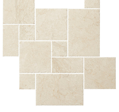 Noble White Cream Brushed Versailles Floor Tile