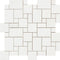 Thassos White Polished Mini Versailles Pattern Mosaic Tile