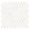 Thassos White 1" X 2" Diamond / Rhomboid Mosaic Polished