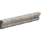 Tundra Gray Marble Milano Trim Tile 2x12"