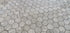 Tundra Gray Marble Hexagon Mosaic Tile 2x2"