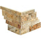 Valencia Travertine Split Faced Ledger Corner