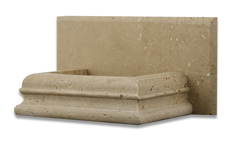 Walnut Travertine Hand Made Soap Holder Accessories