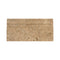 Walnut Travertine Honed Baseboard Trim Tile 5x12"