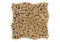 Walnut Travertine Tumbled Flat Pebble Mosaic Tile