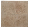 Walnut Travertine Tumbled Exterior Pool Paver 16x16" 1.25"