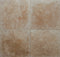 Walnut Travertine Tumbled Exterior Pool Paver 24x24" 1.25"