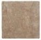Walnut Travertine Tumbled Exterior Pool Paver 12x12" 1.25"