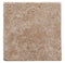 Walnut Travertine Tumbled Exterior Pool Paver 6x6" 1.25"
