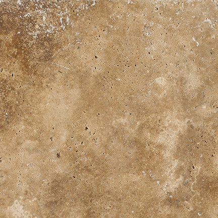 Walnut Travertine Tumbled Wall and Floor Tile 6x6"