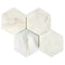 Calacatta Oliva Marble Mosaic 6" X 6" 3/8 Hexagon Mosaic