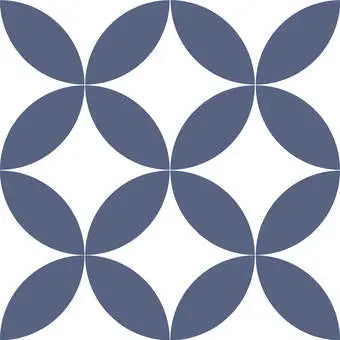 Tokio Azul Decorative Porcelain Wall And Floor Tile 9x9"