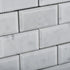 Carrara White 2" X 4" Deep-Beveled Brick Mosaic Polished