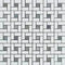 Thassos White Pinwheel (Mini) Mosaic w/ Blue-Gray Dots Polished