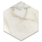 Calacatta Gold Honed Hexagon Mosaic Backsplash Wall Tile 6"