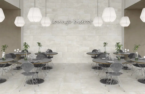 Iroc White 24X48 Wall And Floor Tile