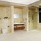 Ivory Travertine Filled & Honed Vein Cut Wall and Floor Tile 12x24"
