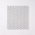 Italian White Penny Round Matte Honed Backsplash Mosaic Tile
