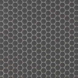 Italian Black Penny Round Matte Honed Backsplash Mosaic Tile