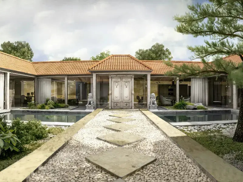 Philadelphia Travertine Tiles in Versailles Patterns and Tumbled ...